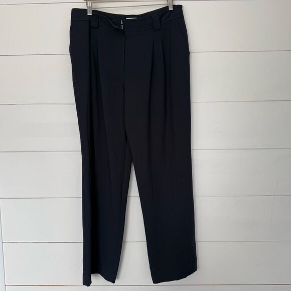 Anthropologie Women’s 14 Maeve Navy Wide Leg Pants - Picture 2 of 6